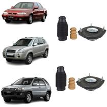 Kit amortecedor elantra/tucson/sportage traseiro completo