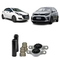 Kit amortecedor hb20 2012/... picanto 2013/2018 traseiro completo