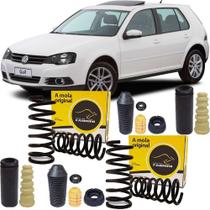Kit amortecedor + par mola suspensao dianteira e traseira - golf 2001 a 2008 - kit01026 Kit amortecedor + par mola suspensao dianteira e traseira - golf 2001 a 2008 - kit01026