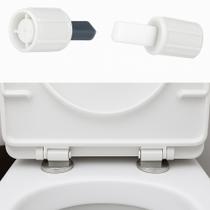 Kit Amortecedor Para Assento Sanitário Soft Close Hidráulico Universal Reduz Ruído E Batidas Kit Amortecedor Para Assento Sanitário Soft Close Hidráulico Universal Reduz Ruído E Batidas