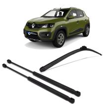 Kit Amortecedor Porta Mala + Palheta Kwid 2018 a 2021