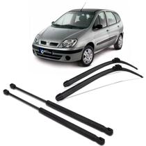 Kit Amortecedor Porta Mala + Palheta Scenic 1999 a 2006
