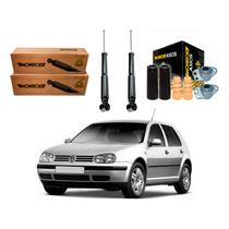 Kit Amortecedor Traseiro Golf 1.6 1.8 Turbo 2.0 1998 A 2006