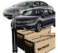 Kit Amortecedor Traseiro Honda Civic 1.8 2.0 16v 2012 2016 Kit Amortecedor Traseiro Honda Civic 1.8 2.0 16v 2012 2016