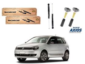 Kit amortecedor traseiro monroe axios volkswagen polo 1.6 2012 a 2015