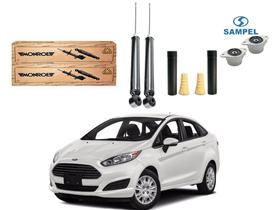 Kit amortecedor traseiro monroe ford new fiesta sedan 1.5 1.6 2014 a 2017