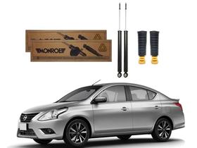 Kit amortecedor traseiro monroe nissan versa 1.0 1.6 2015 a 2020