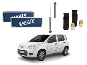 Kit amortecedor traseiro nakata fiat novo uno 1.0 1.4 2010 a 2016