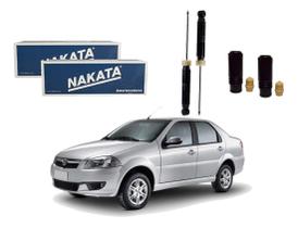 Kit amortecedor traseiro nakata fiat siena 1.0 1.4 2012 a 2016