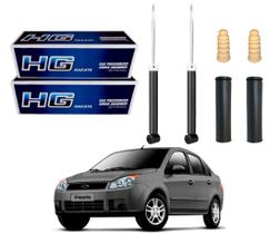 Kit amortecedor traseiro nakata ford fiesta sedan 1.0 1.6 2007 a 2009