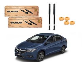 Kit amortecedor traseiro nakata original honda city 1.5 2018 a 2020