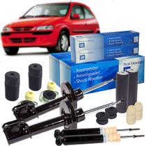 Kit Amortecedores Completo Com Batentes Pecas Genuinas Gm Celta 2001 A 2006 Kit1098