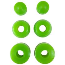 Kit Amortecedores De Skate Completo 6 Peças Dureza 95A Lyons Cor:VerdeTamanho:ÚnicoGênero:Homem Kit Amortecedores De Skate Completo 6 Peças Dureza 95A Lyons Cor:VerdeTamanho:ÚnicoGênero:Homem