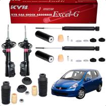 Kit Amortecedores Originais KYB Fit 03 04 05 06 07 08
