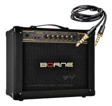 Kit Amplificador Borne Vorax 840+ Corda 010 Guitarra