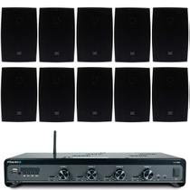 Kit Amplificador Frahm Slim 4500 480W 12 Caixas JBL C521P 40W Sonorização Ambiente Kit Amplificador Frahm Slim 4500 480W 12 Caixas JBL C521P 40W Sonorização Ambiente