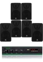 Kit Amplificador Lsa 700.4 120wrms + 3 Pares Foco 35