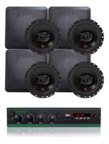 Kit Amplificador Lsa 700.4 120wrms + 4 Arandelas Jbl Flex4