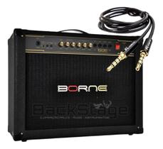 Kit Amplificador Pro Borne Vorax 12100+ Corda 010 Sg Guitarra