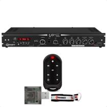 Kit Amplificador Receiver 400W RMS Ths-6000 Taramps - 901334 + Controle Longa Distância
