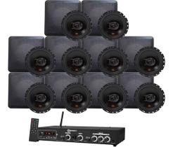 Kit Amplificador Taramps Ths 4001 + 10 Arandelas Jbl Flex 4