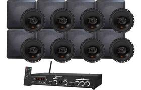 Kit Amplificador Taramps Ths 4001 + 8 Arandelas Jbl Flex 4 Kit Amplificador Taramps Ths 4001 + 8 Arandelas Jbl Flex 4