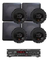 Kit Amplificador Ths 1000 Taramps + 4 Arandela Jbl Preta Qd