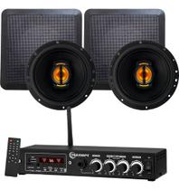 Kit Amplificador Ths 1900 Taramps 60wrms + 2 Arandelas 110w