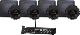 Kit Amplificador Ths 1900 Taramps 60wrms + 4 Arandelas Jbl