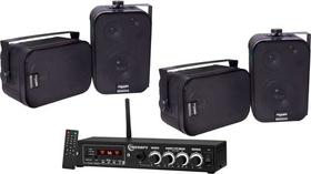 Kit Amplificador Ths 1900 Taramps 60wrms + 4 Caixas Sp400