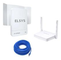 Kit Amplimax FIT 4G ELSYS com Roteador Wi-Fi e 10M Cabo LAN
