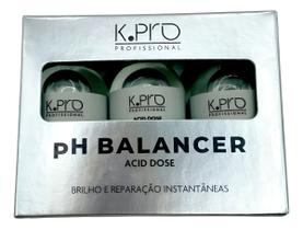 Kit Ampola 3 Unidades Ph Balancer Acid Dose 15ml K.pro + brinde