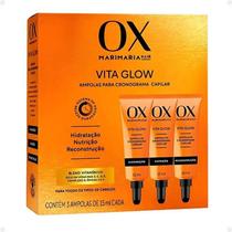 Kit Ampolas Cronograma Capilar Mari Maria Hair OX Vita Glow Kit Ampolas Cronograma Capilar Mari Maria Hair OX Vita Glow