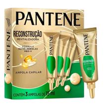 Kit Ampolas Pantene Reconstrução Revitalizadora 15ml Com 3