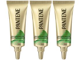 Kit Ampolas Pantene Reconstrução Revitalizadora 15ml Com 3
