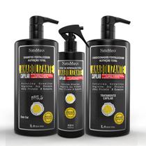 Kit Anabolizante Capilar Shampoo + Condicionador + Spray - NatuMaxx