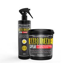 Kit Anabolizante Capilar Spray Reparador 400ml + Máscara Capilar Hidratação Fortificante 1kg