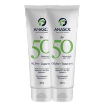 Kit Anasol Protetor Corporal Fps 50 200 gr Toque Seco com 2 Unidades Vegano