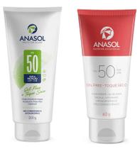 Kit Anasol Protetor Solar FPS 50 Corporal 200g + Facial 60g