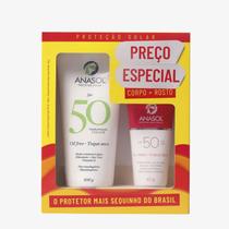 Kit Anasol Super Especial FPS 50 com Protetor Solar Facial + Corporal - Oil Free com toque seco