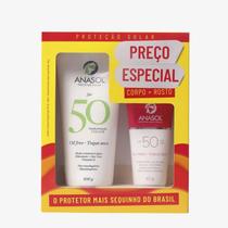 Kit Anasol Super Especial FPS 50 com Protetor Solar Facial + Corporal - Oil Free com toque seco