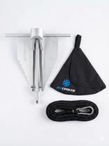 Kit Âncora com corda elástica e bolsa para transporte 1,3kg para Jet Ski E Caiaque em Alumínio Jet Cooler Kit Âncora com corda elástica e bolsa para transporte 1,3kg para Jet Ski E Caiaque em Alumínio Jet Cooler
