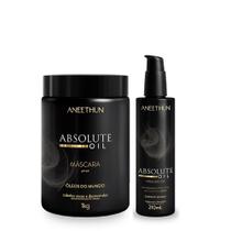Kit Aneethun Absolute Oil - Máscara 1kg + Finalizador 210ml