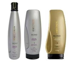 Kit Aneethun Blond Matizante 3 Prod Shampoo, Masc E Finaliz