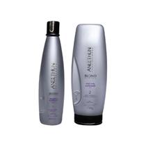 Kit Aneethun Blond Shampoo Matizador 300 mL + Máscara Matizadora 250g Kit Aneethun Blond Shampoo Matizador 300 mL + Máscara Matizadora 250g