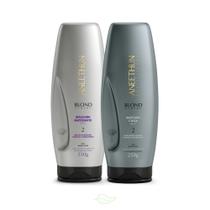 Kit Aneethun Blond System Máscara Matizante e Máscara Cinza