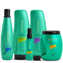 Kit Aneethun Cachos System 5 passos Cd+másk+final+gelat+óleo Kit Aneethun Cachos System 5 passos Cd+másk+final+gelat+óleo
