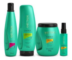 Kit Aneethun Cachos System Low & No Poo Com 4 Produtos Kit Aneethun Cachos System Low & No Poo Com 4 Produtos