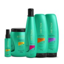 Kit Aneethun Cachos System - Shampoo 300ml +Gelatina 250g + Máscara 500g + Óleo 55ml + Finalizador Cespos 250g Kit Aneethun Cachos System - Shampoo 300ml +Gelatina 250g + Máscara 500g + Óleo 55ml + Finalizador Cespos 250g