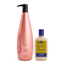 Kit Aneethun Care System Revitalizante - Shampoo 1L + Creme Silicone 250ml